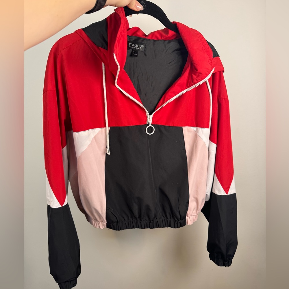 Top Shop Retro Windbreaker